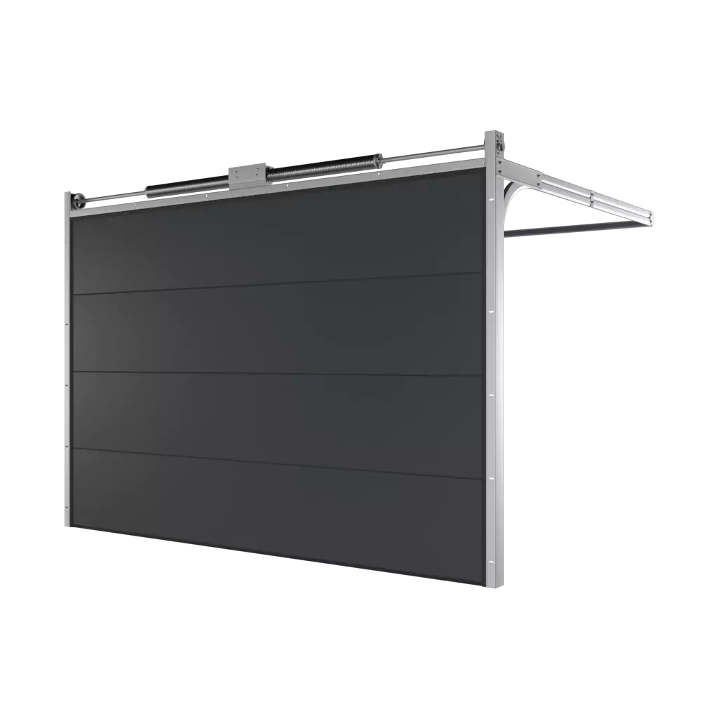 Sectional garage doors